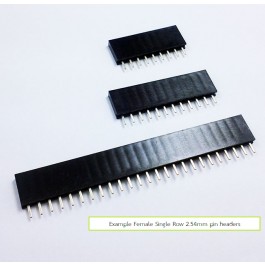 2.54mm Straight Female Single Row Pin Header