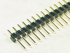 2.54mm Straight Male Single Row Pin Header Connector