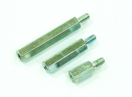 Steel Spacer Stud with Metric Thread internal/external