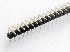 2.54mm Right Angle Male Single Row Pin Header Connectors