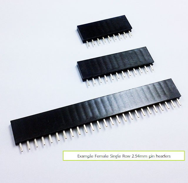 2.54mm Straight Female Single Row Pin Header