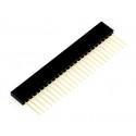 2.54 mm single row stackable 25 pins  header
